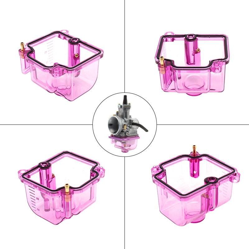 Motorcycle Transparent Carburetor Lower Cover Bowl For PWK 28 30 32 34mm  4T 50-300ccEnduro Motocross Dirt Pit Bike Tuning Parts