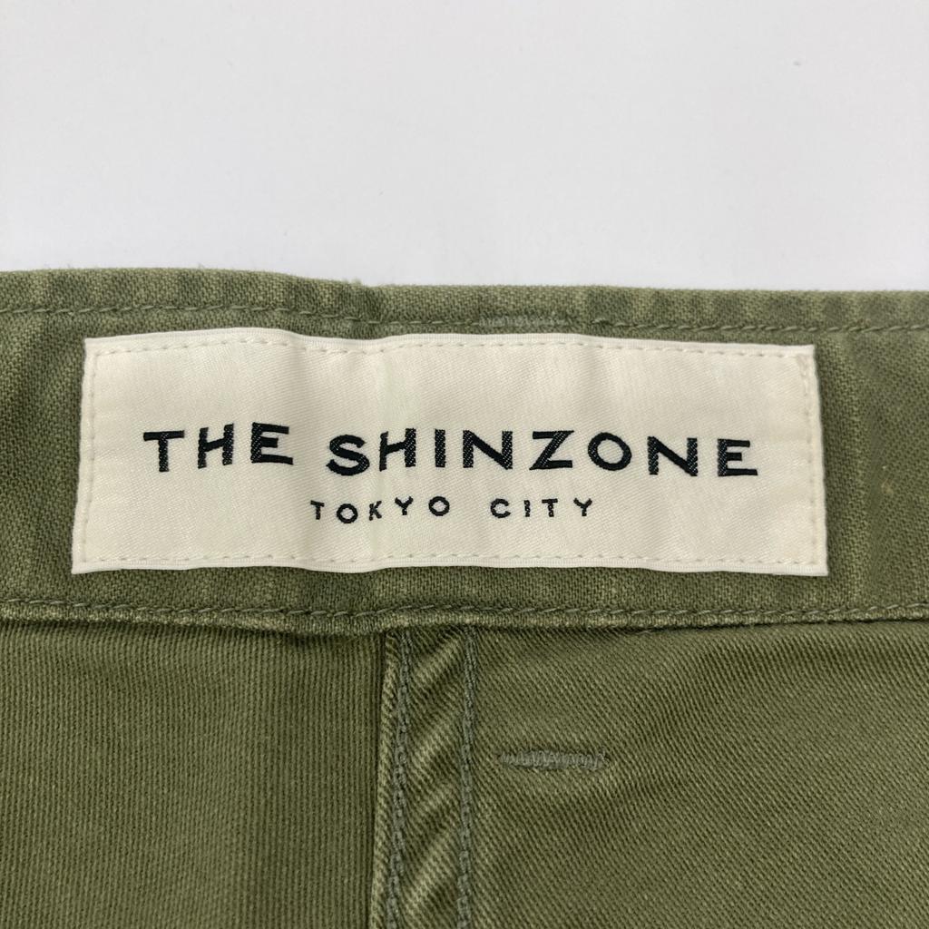 THE SHINZONE 24MMSPA03 24Stainless Steel Khaki Washed Baker Pants Bottoms 34 khakiUsed