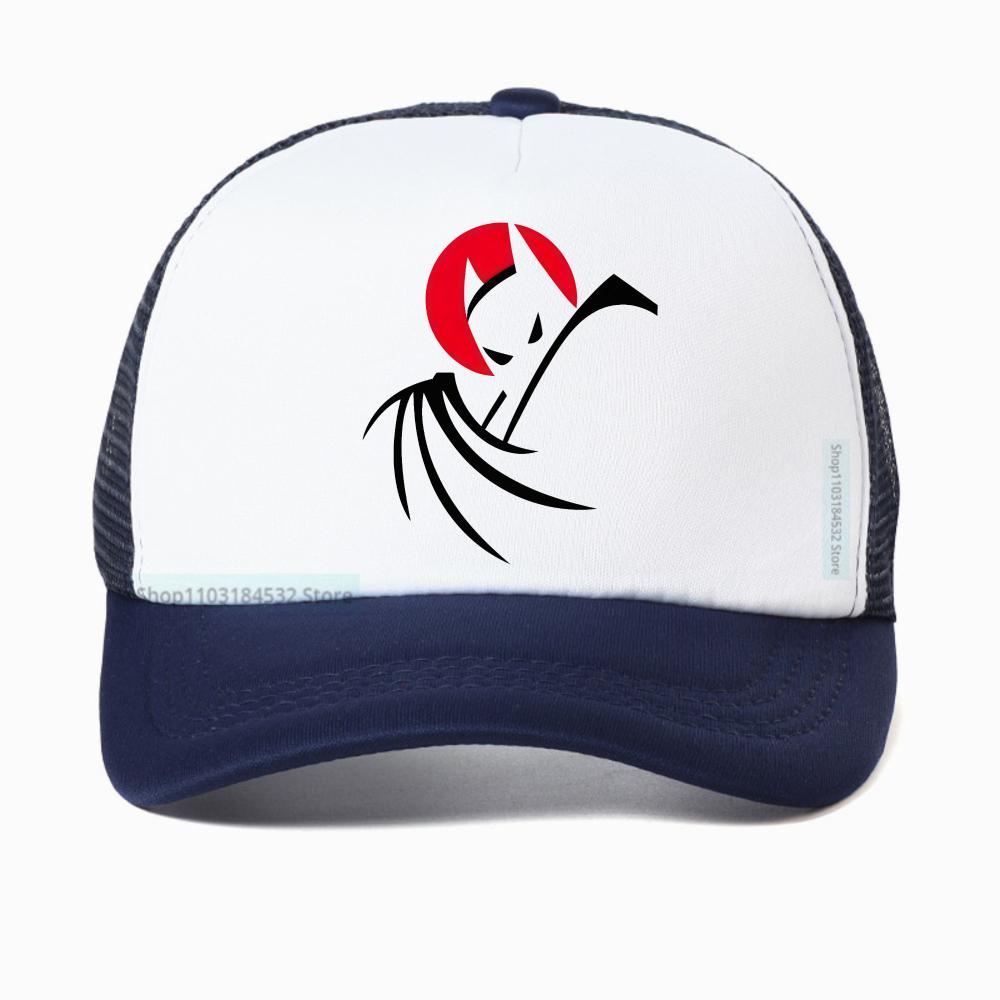 Bat Animated Series Baseball Cap Anime Unisex Fashion Street Style Mesh Hat Summer Adjustable Sun Snapback Hat