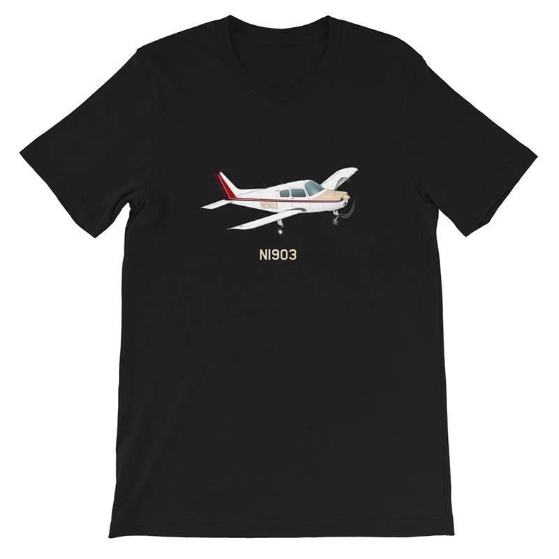 

Airplane T-Shirt (Brown/Red) AIR255DLJ-BR2 - Personalized with Your N# S