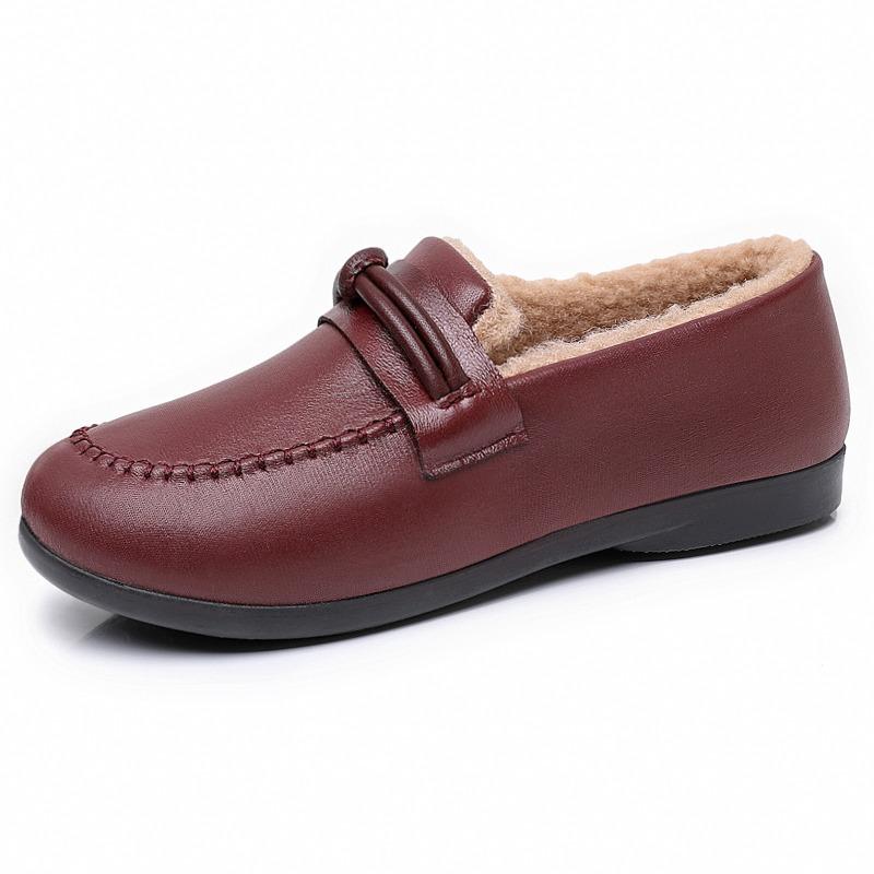 Thick Cotton Shoes, One-foot Cotton Boots, Warm Snow Boots, Versatile Ankle Boots
