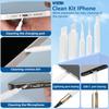 32-in-1 Handy-Reinigungsset mit Ladeanschlussreiniger, SIM-Werkzeug, Tastaturbürste, Lautsprecherbürste, Elektronisches Reinigungsset für iPhone, AirPods, Ohrhörer