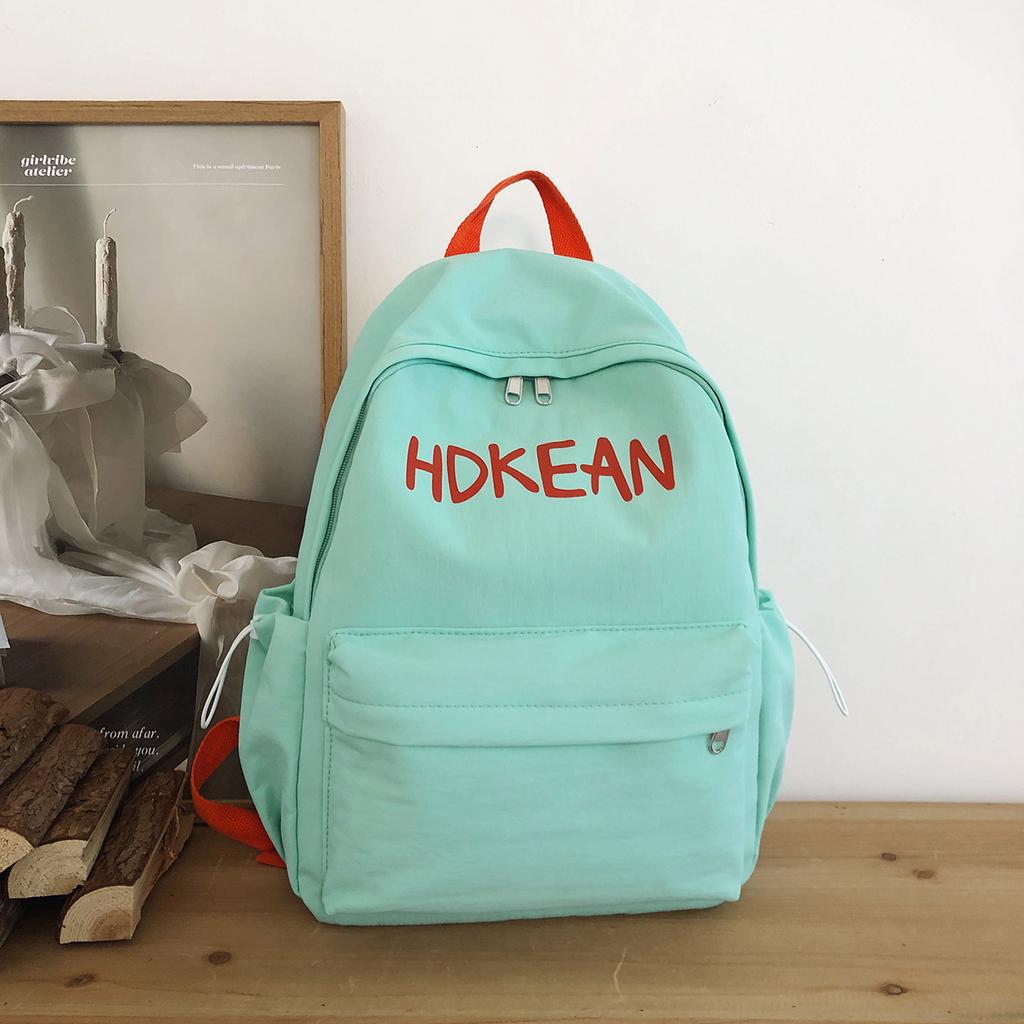 Senior High School Large Capacity Schoolbag Women's Letter Backpack