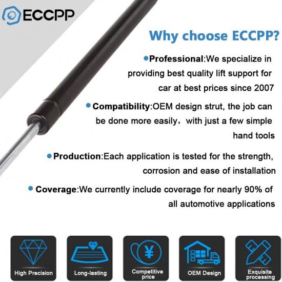 ECCPP Lift Support Rear Glass Window Struts Gas Springs for Jeep Liberty 2008-2013 Compatible with 6382 Strut Set of 2