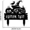 Metal Garden Art Stake, Custom Fall Yard Decor, Pumpkin Sign, Thanksgiving Outdoor Decoration, Seasonal Lawn Ornament