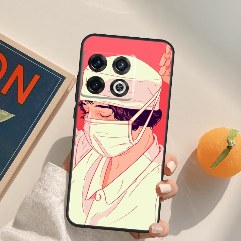 Cartoon Medicine Doctor Nurse Case For OnePlus 12R 13R 13T 10R 15 13 12 11 10T 8T Nord CE 4 3 2 Lite N20 N30 Nord 5 Cover