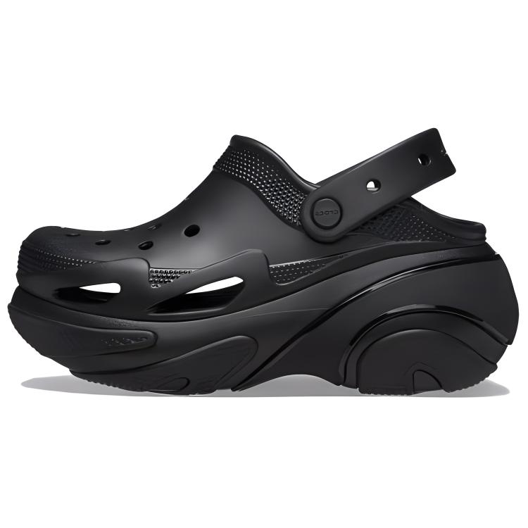 Crocs Bubble Crush Clog Triple Black Unisex Sneakers 210061-0WC