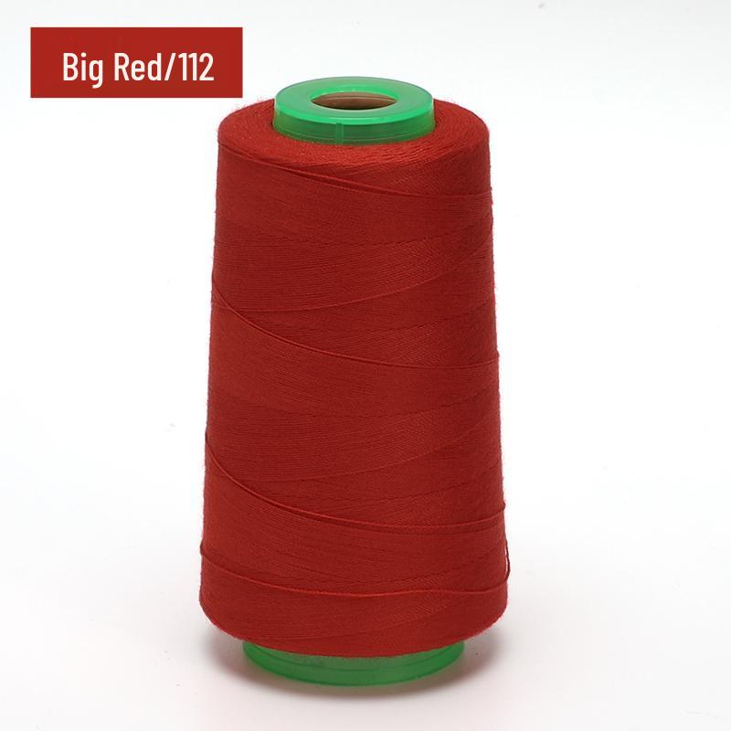 Household Sewing Thread - Large Spool, 202 Colors, Medium Thick Polyester for Sewing Machines, Black & White