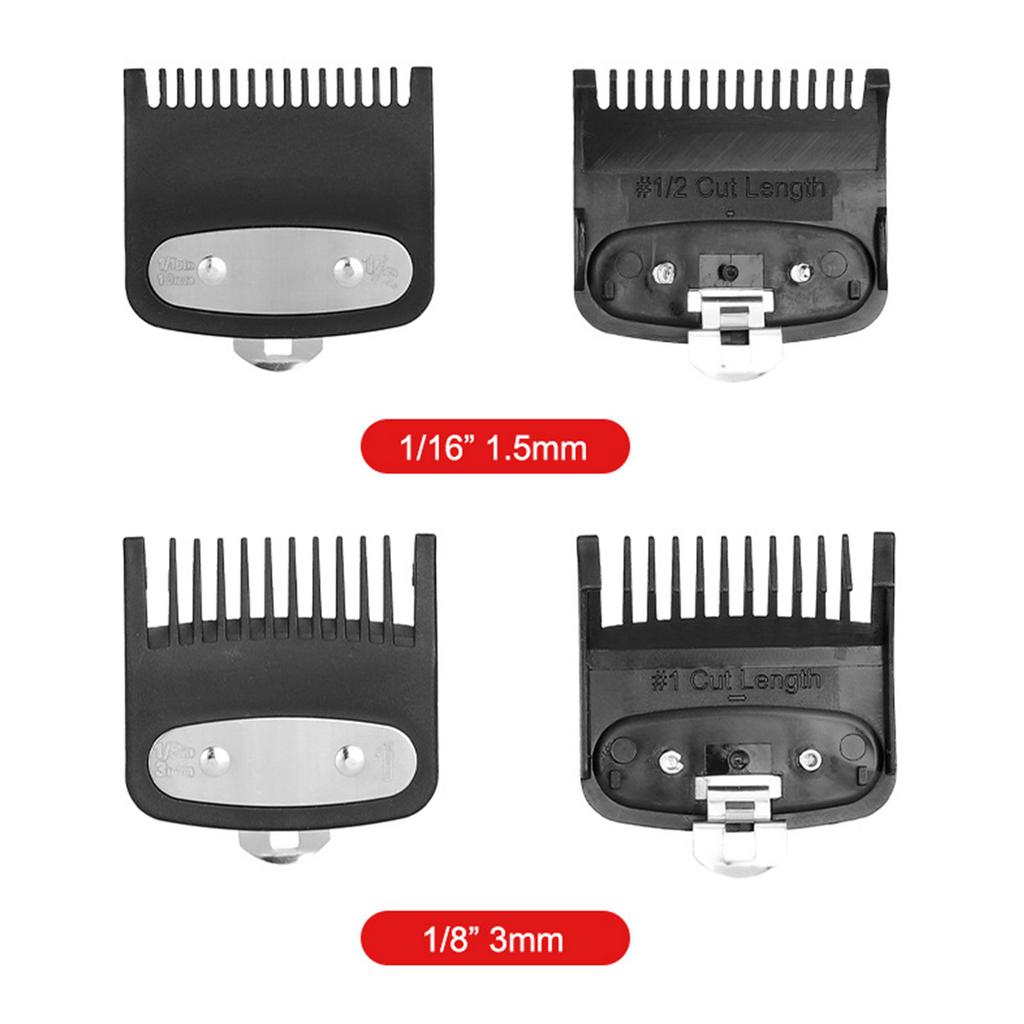3 Sizes Professional Cutting Guide Comb Set Limit Comb Set Compatible with Wahl Electric Hair Trimmer Shaver Hairdressing Tool