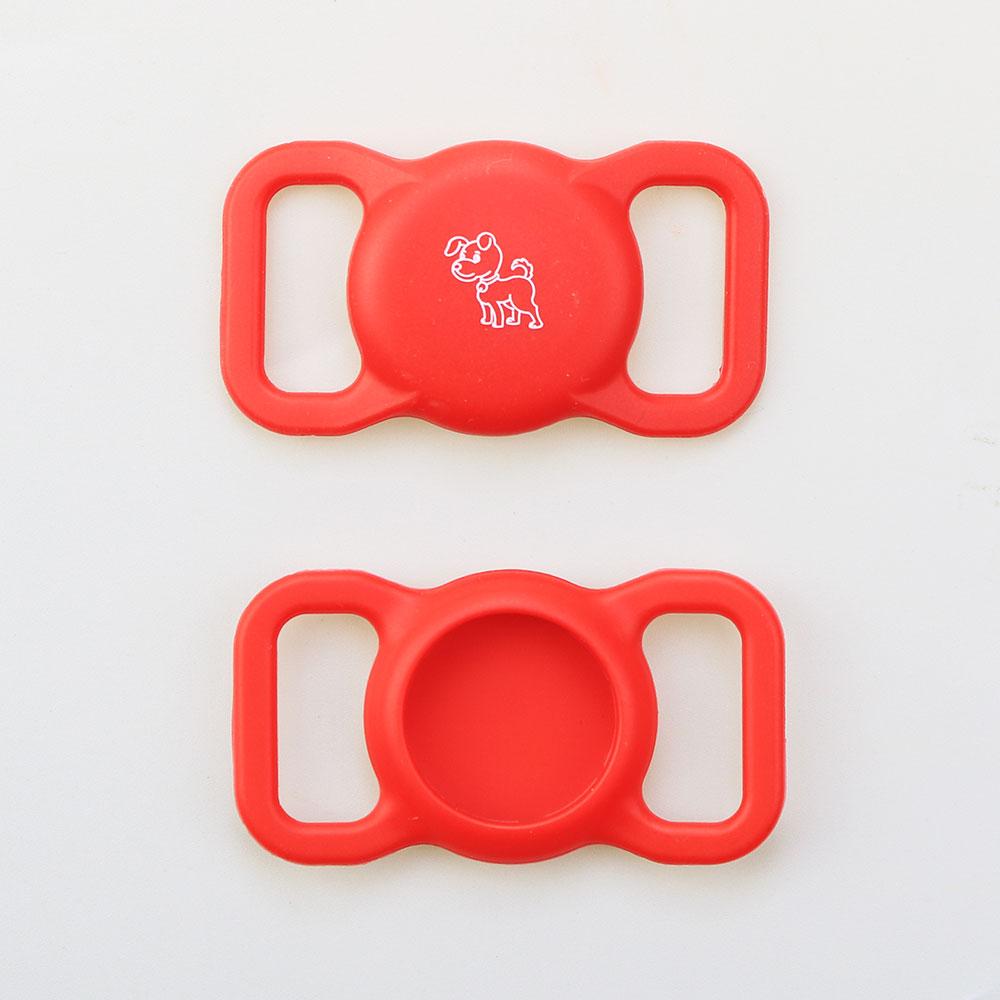 Silicone World Pet Silicone Protective Case GPS Finder Dog Cat Collar Loop For Apple Airtags For Apple Locator Tracker Anti-lost