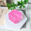 Maltose Clear Bubble Cube Fidget Soothing Sensory Squeeze Toy Non-Toxic Slow Rebound Asmr Toy Anti-Anxiety Alleviate Adhd Gift