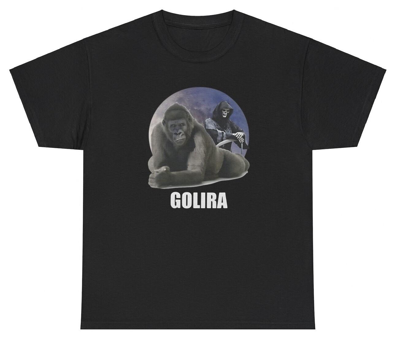 Golira Gorilla Skeleton T Shirt Funny Dank Meme Oddly Specific Animal Tee XXXXL