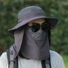 Summer Bucket Hat Sunscreen Mask Hat Integrated Sun Hat Face Cover Ultraviolet Outdoor Mining Work Site Tea Hat