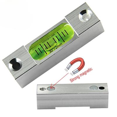 Magnetische Wasserwaage Wasserwaage Hohe Präzision Horizontale Libelle 58*15*14mm