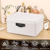 Digital Password Lock Safe Box Plastic Portable Organizer Case Household Cash Jewelry Privacy Security Storage Box with Tray