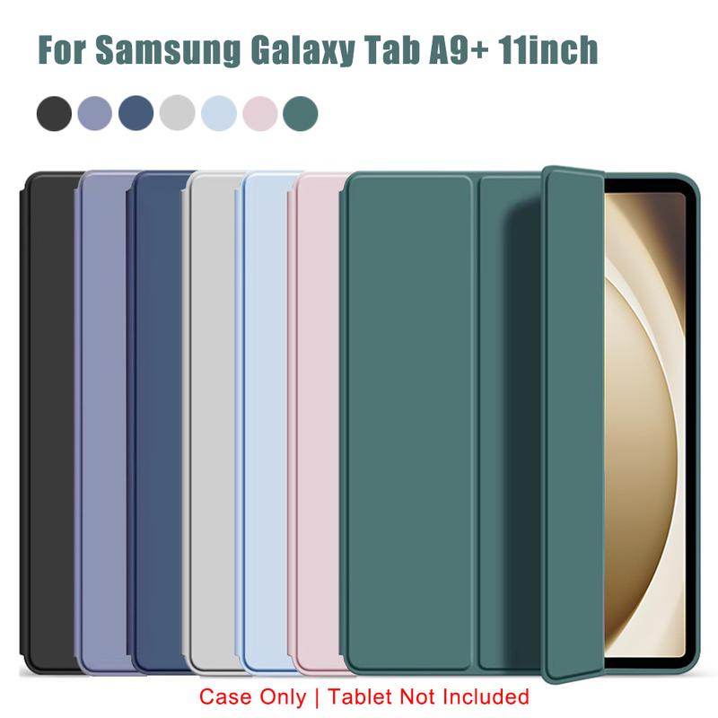Tri-fold Flip Case For Samsung Galaxy Tab A9 A11 A7 Lite 8.7" A9 Plus 11'' A8 S6/S7/S18/S9/S10FE S11 Magnetic Stand PU Leather Protective Cover