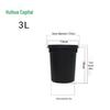 HUIHUADU Universal Plastic Trash Can Liner with Handle