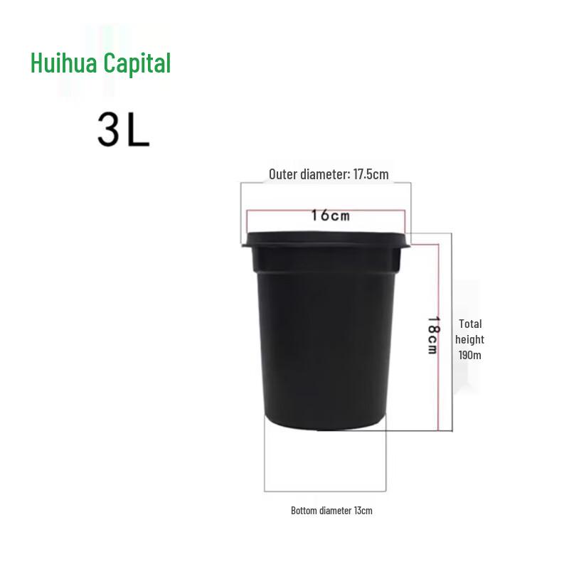 HUIHUADU Universal Plastic Trash Can Liner with Handle