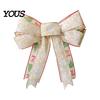 Reusable Holiday Party Supplies Christmas Bows for Wreath, Merry Craft Bow Ornaments, Winter Tree Door Window Ornaments Decoration Tree, Front