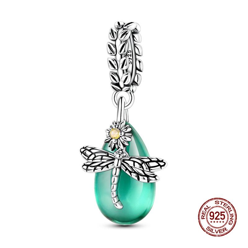 New In Original Charms Copper Cute Panda Holding Heart-Shaped Charms Beads Fit 3Mm Original Bracelet Women Diy Jewelry Gifts