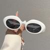 New Oval Sunglasses, Hip-Hop Street Style, Retro Fashion, Trendy Ins Versatile Sunglasses