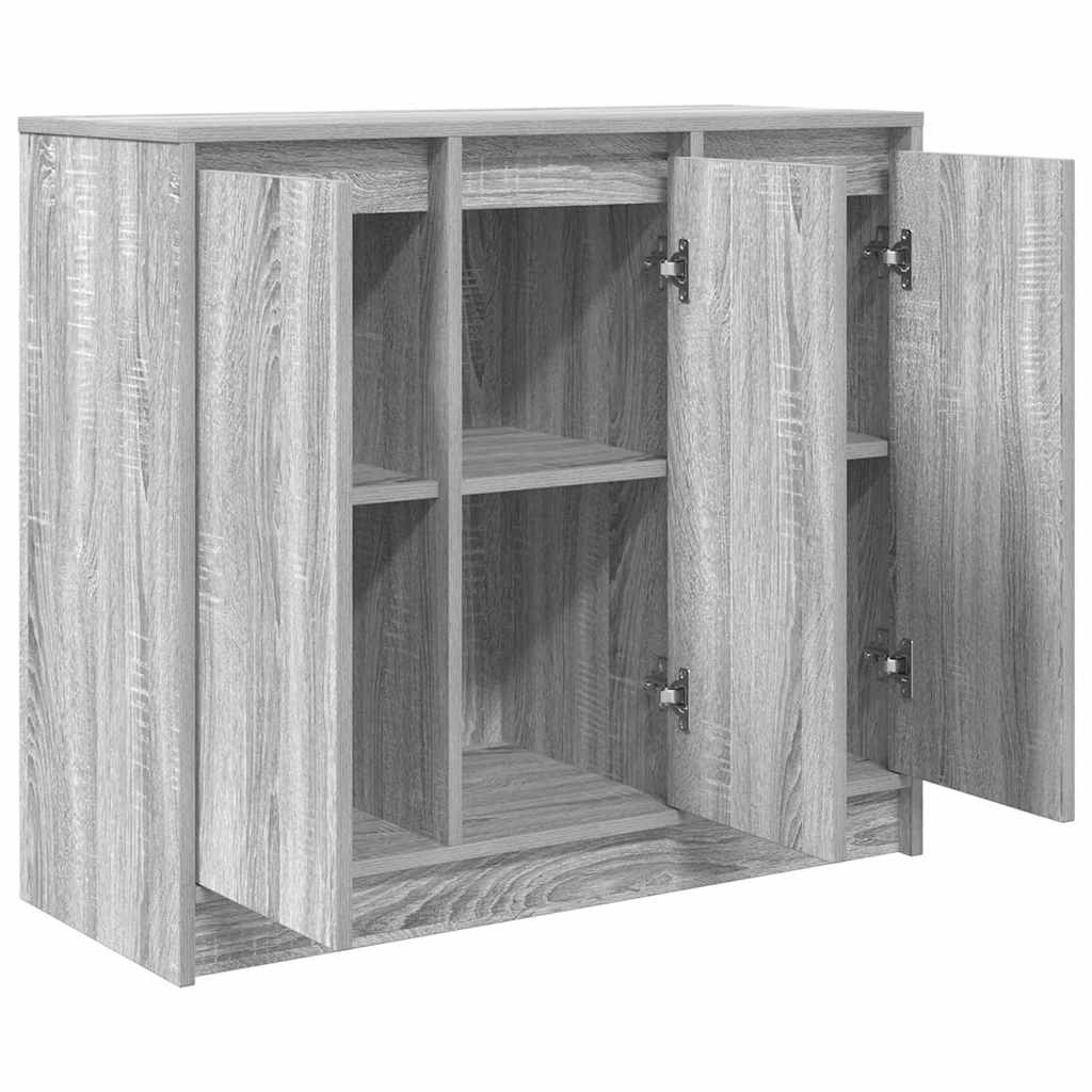 Sideboard Gray Sonoma 85 x 34 x 76 cm Particleboard