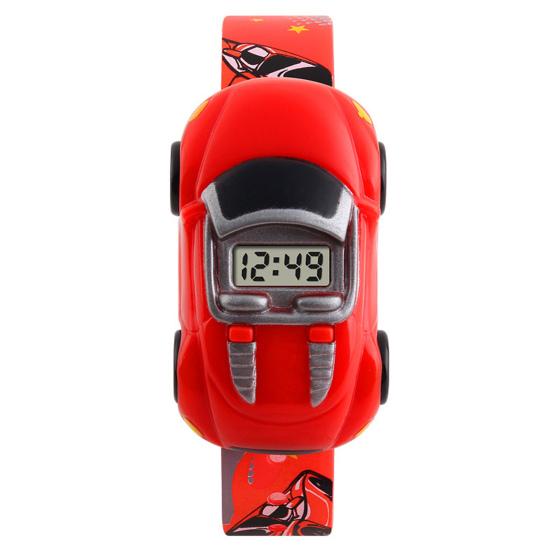 

Модные мужские наручные часы-браслет с отстегивающимся цифровым дисплеем в виде модели автомобиля для детей красный