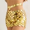 Einfacher und Sexy Bikini Scheibenkleidung, Kreative Weste-Stil Pailletten Körperkette Für Frauen
