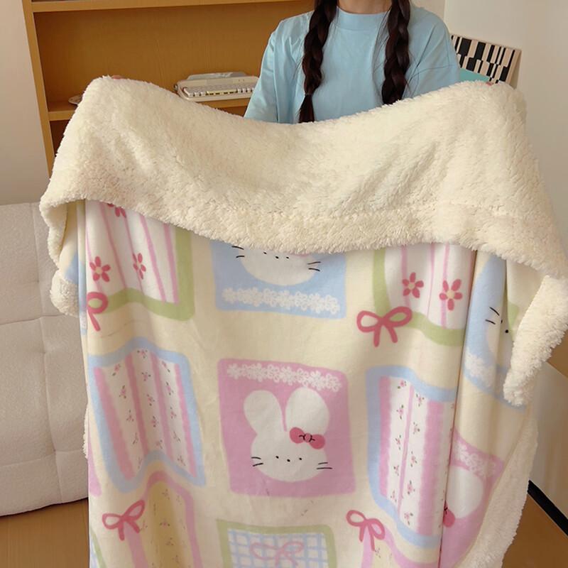 OEING Plush Lamb Wool Blanket 200x230cm