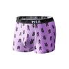 Men's Spring and Summer Trend Printed Ice Silk Antibacterial Breathable Sports Teenagers Mid-waist Boxer Briefs