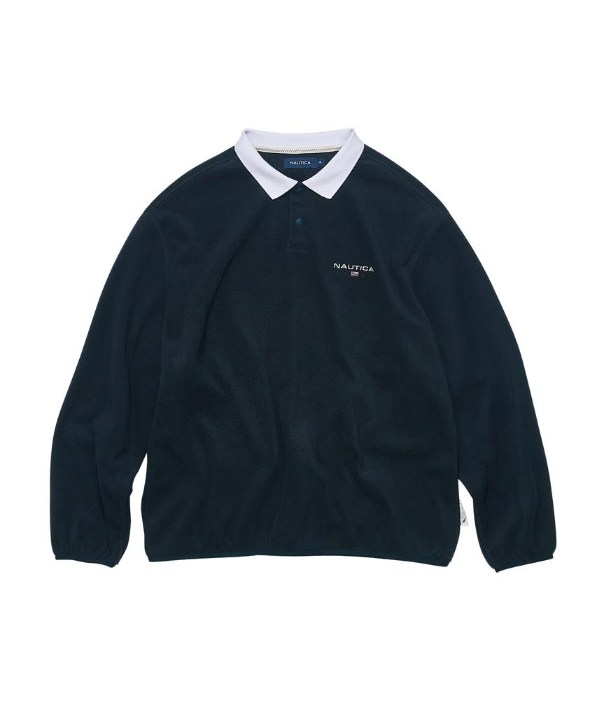 NAUTICA 83 Flag Polar Collar Sweatshirt Nfl2095