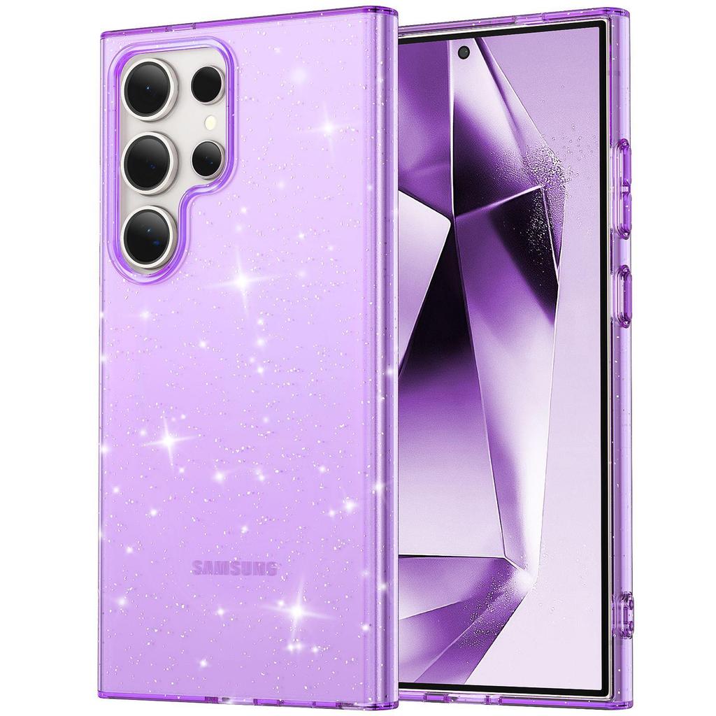 Compatible Samsung Phone Case: S25 Ultra, S24 Starry Sky Glitter, S23 Antibacterial, A56 Protective, A26 Transparent.