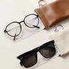 Soft Glasses Protective Case Dustproof Eyewear Pouch Trendy Sunglasses Case  Student