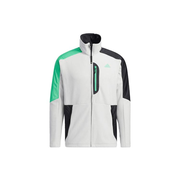Adidas Jackets Men's White Stand Collar Moderate Other H13808