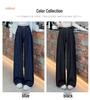 Women's 2026 Tencel Soft Denim High-Waisted Wide-Leg Slimming Floor-Length Casual Trousers