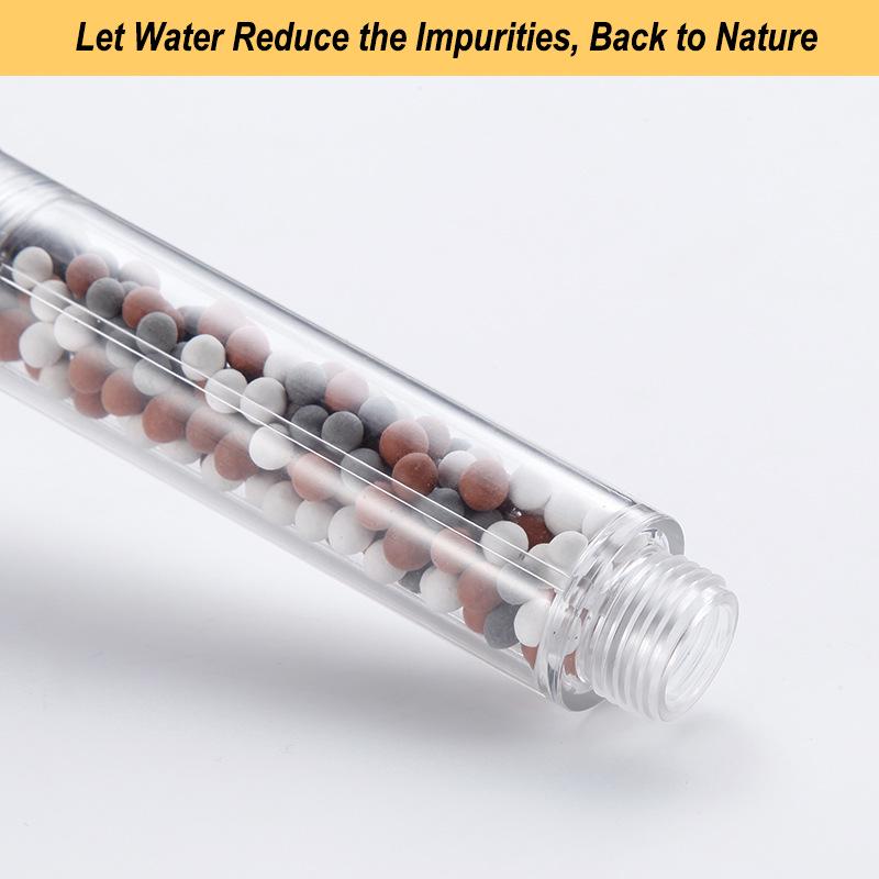 Handheld Shower Head with Negative Ion Filter & Ceramic Ball