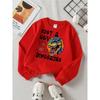 Kids Crewneck Sweatshirt, Dinosaur Boy Loves Dinosaurs Print,Daily Casual Top for Spring & Autumn