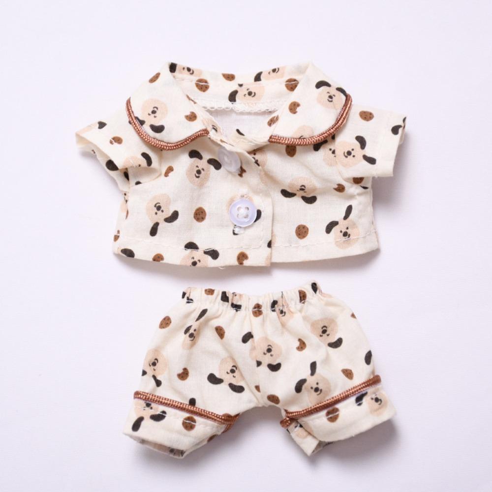 

Пижама для куклы Лабубу ручной работы, печенье, 17 см, одежда для плюшевых кукол, детские игрушки для девочек Doggy Pajamas