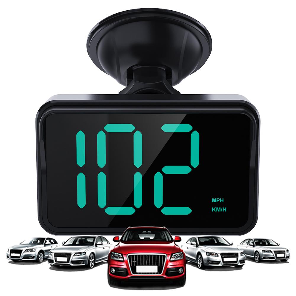Car HUD GPS Head Up Display Digital Speedometer for All Car Truck Plug and Play Auto Part