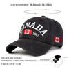Unisex CANADA Letter Embroidery Wash Baseball Caps Spring Autumn Outdoor Adjustable Casual Hats Sunscreen Hat Sports Cap