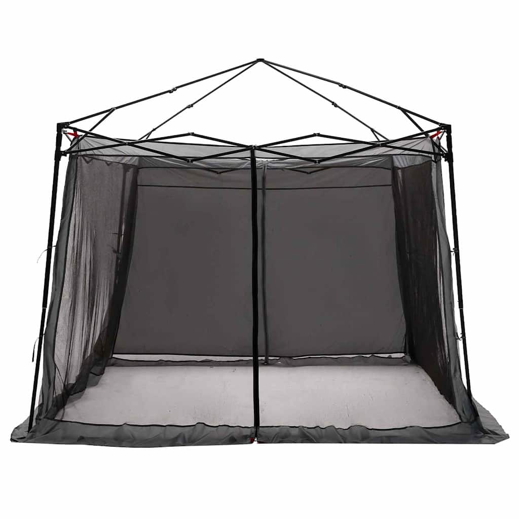 Inner Tent with Roof Grey and Orange 303 X 303 X 196 Cm Taffeta
