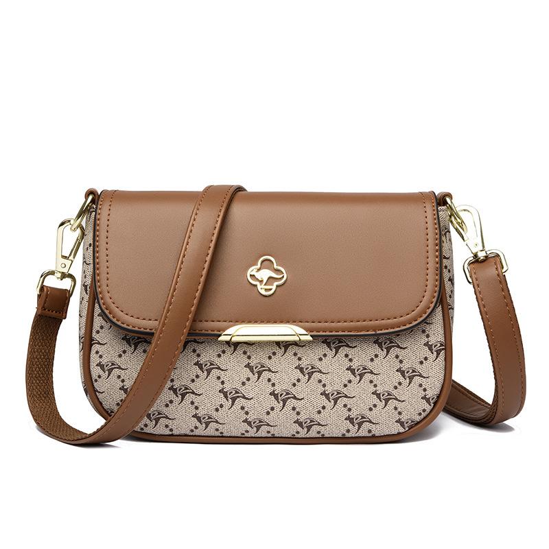Versatile Simple Single-shoulde Fashionable and Stylish Saddle Women's Crossbody Bag