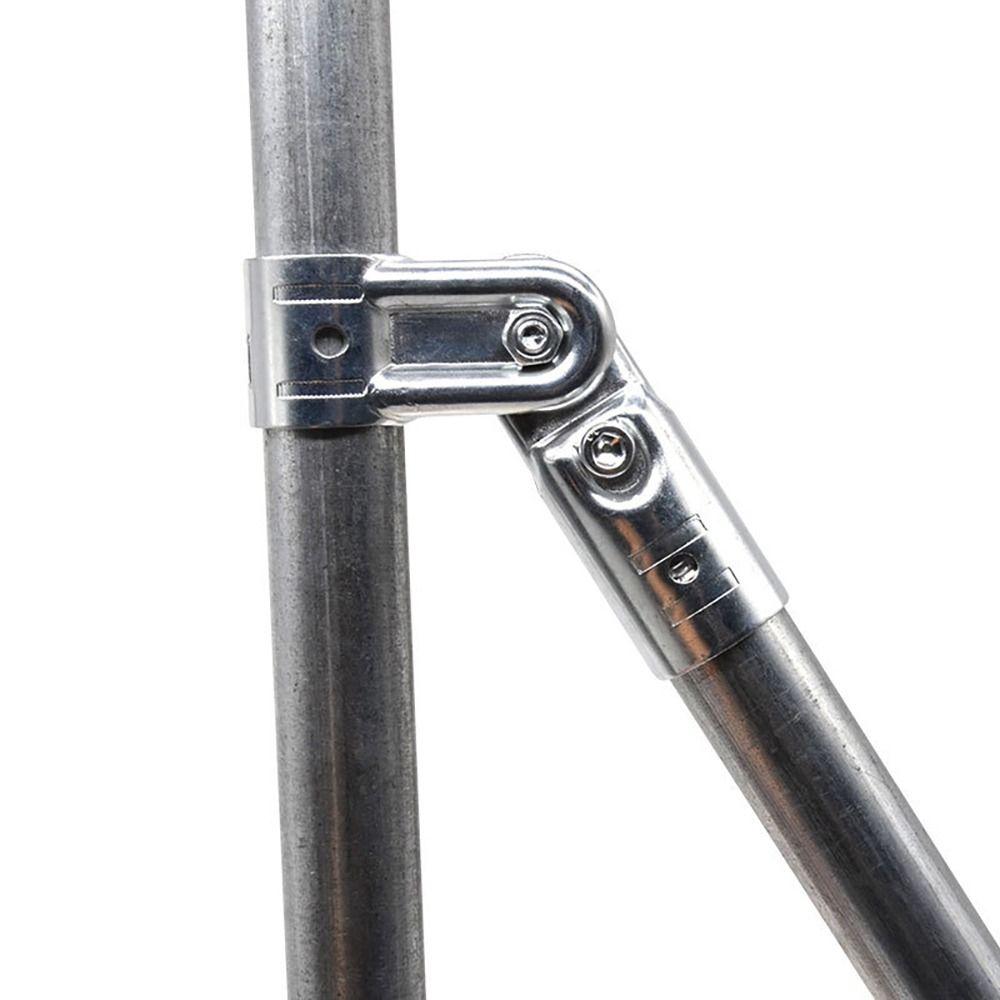 1Pcs 20/25/32mm Pipe Joint Carbon Steel Galvanized Fixed Clamp New Rod Support Rack  Clothes Display
