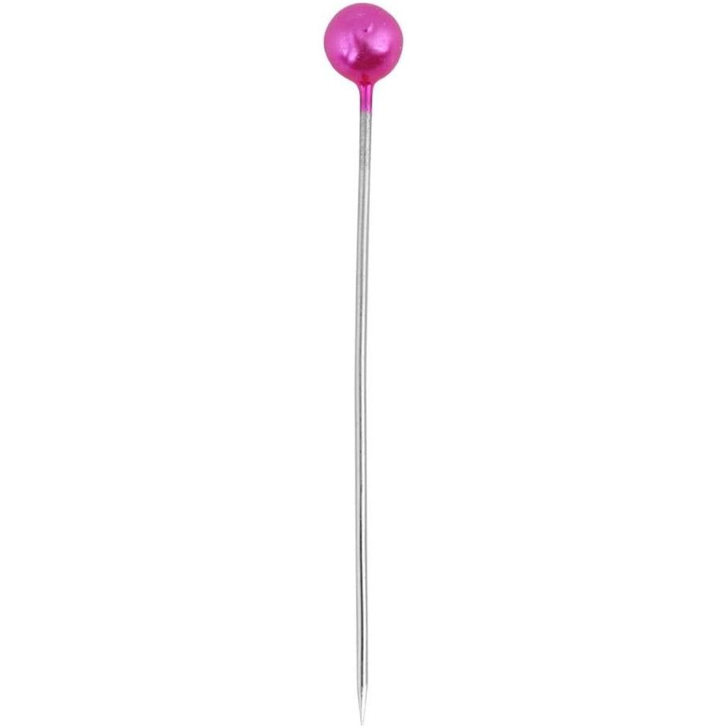 500Pcs Bottle Multicolor Straight Pins Beads Needles Quilting Pins Fabric Covered Pin Cushion Bottle Sewing Craft