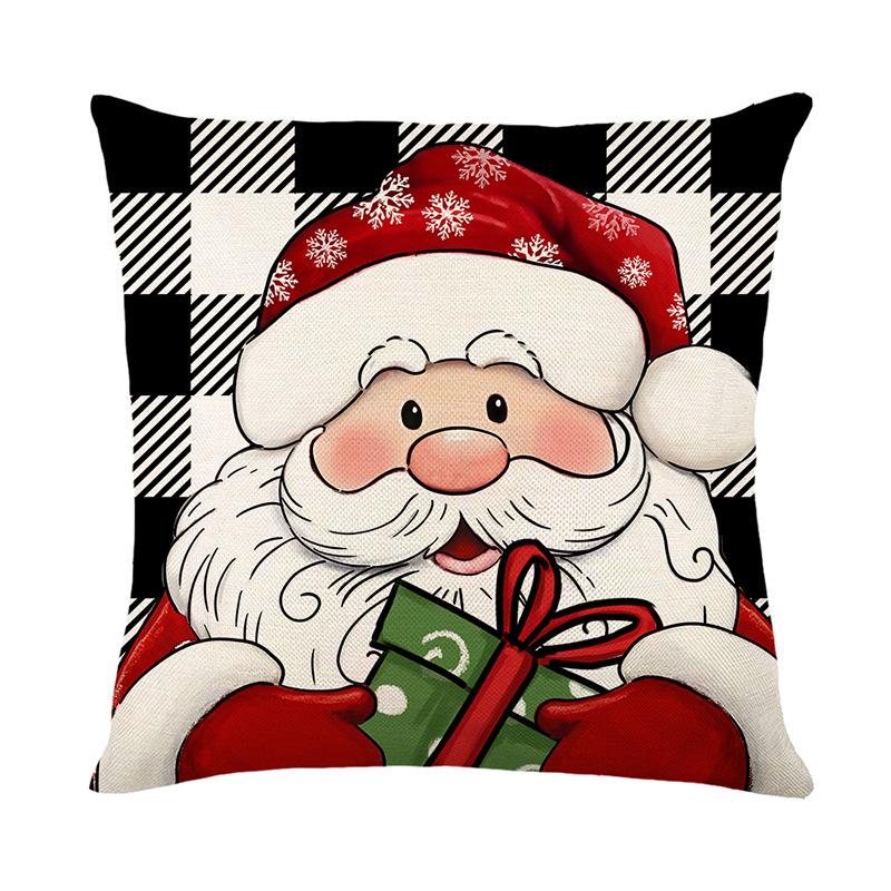 

Christmas Pillow Cover, Home Sofa Cushion Cover, New Year Holiday Decoration, Bedroom Atmosphere Cushion 45 * 45Cm (without pillow core)