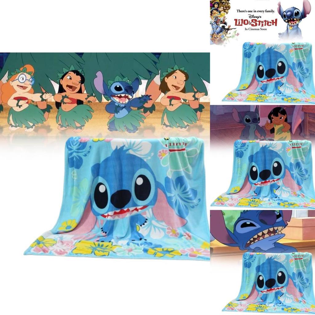 Cozy Plush Cartoon Patterned Air Conditioning Blanket For Kids With Man Design