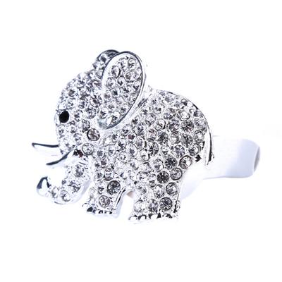 Accesorii pentru mașină Clip pentru parfum pentru mașină cu stil elefant de cristal creativ