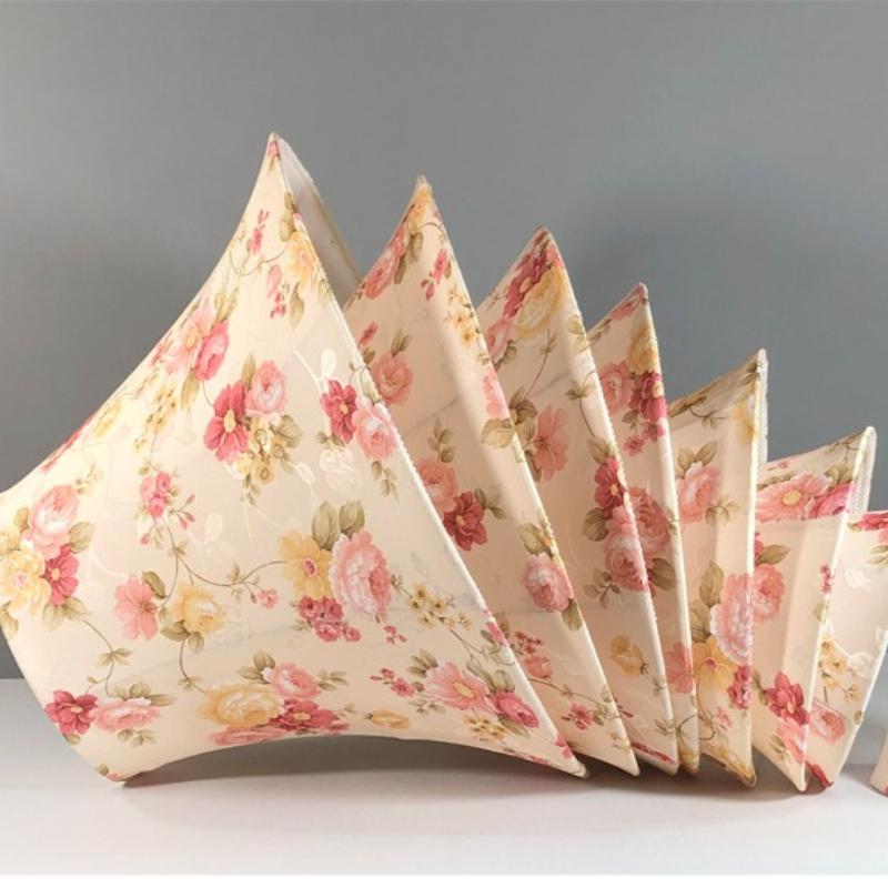 Table Lamp Lampshade Shell Cover Round Cartoon Linen Lampshade for Bedside Wall Lamp Floor Lamp Fabric Lampshade Accessories