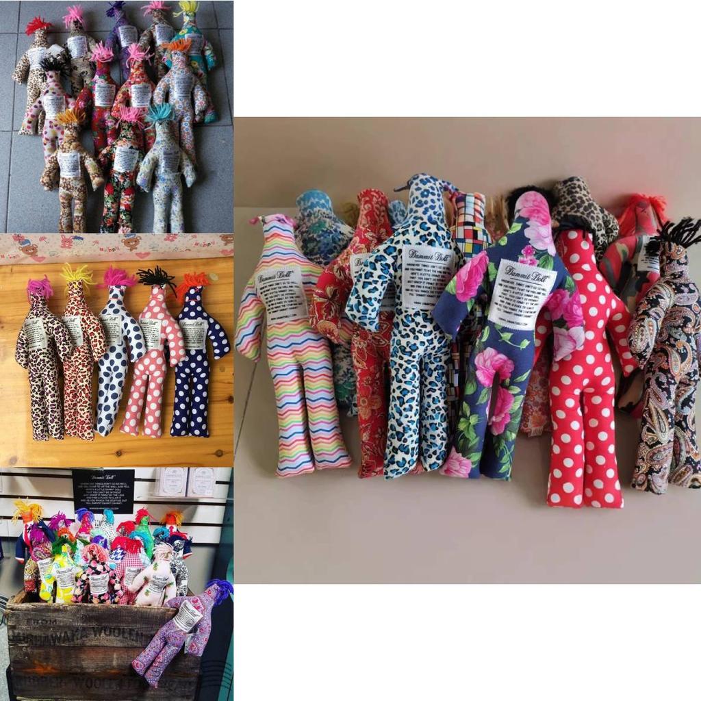 Dammit Doll Plush Toy Creative Straw Man Kids Gift With Pp Cotton Filling