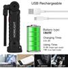 New Portable COB LED Flashlight With Magnetic Rechargeable Work Light Tent Hook Up Hanging Camping Search Lights Emergency Lamp